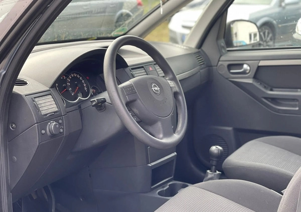 Opel Meriva cena 13900 przebieg: 84290, rok produkcji 2009 z Barwice małe 121